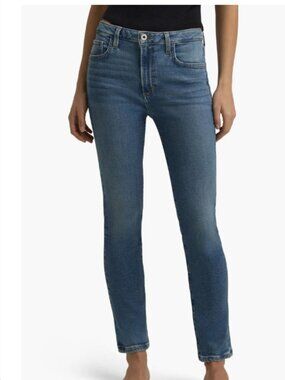 The Erin Mid Rise Slim Straight Leg Jeans, Size 30 in Hyannis